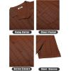 imageCOOFANDY Mens Knit Button Down Shirt Short Sleeve Vintage Polo Shirts Summer Casual Beach TopsCaramel