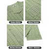 imageCOOFANDY Mens Knit Button Down Shirt Short Sleeve Vintage Polo Shirts Summer Casual Beach TopsLight Green