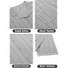 imageCOOFANDY Mens Knit Button Down Shirt Short Sleeve Vintage Polo Shirts Summer Casual Beach TopsLight Grey