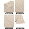 imageCOOFANDY Mens Knit Button Down Shirt Short Sleeve Vintage Polo Shirts Summer Casual Beach TopsLight Khaki