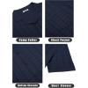 imageCOOFANDY Mens Knit Button Down Shirt Short Sleeve Vintage Polo Shirts Summer Casual Beach TopsNavy Blue