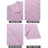 imageCOOFANDY Mens Knit Button Down Shirt Short Sleeve Vintage Polo Shirts Summer Casual Beach TopsPink