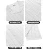 imageCOOFANDY Mens Knit Button Down Shirt Short Sleeve Vintage Polo Shirts Summer Casual Beach TopsWhite