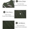 imageCOOFANDY Mens Knit Button Down Shirt Vintage Short Sleeve Polo Shirts Casual Beach TopsArmy Green