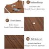 imageCOOFANDY Mens Knit Button Down Shirt Vintage Short Sleeve Polo Shirts Casual Beach TopsBrown
