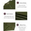 imageCOOFANDY Mens Knit Long Sleeve Polo Sweater Business Casual Collared Golf Sweaters Ribbed Textured Activewear PolosArmy Green