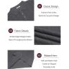 imageCOOFANDY Mens Knit Long Sleeve Polo Sweater Business Casual Collared Golf Sweaters Ribbed Textured Activewear PolosDark Gray