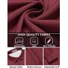 imageCOOFANDY Mens Long Sleeve Wrinkle Free Shirts Casual Button Down Shirt Stretch Dress ShirtWhite Spots Red