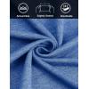 imageCOOFANDY Mens Polo Shirts Long Sleeve Casual Lightweigt Golf Polos Button Collared TshirtBlue