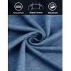 imageCOOFANDY Mens Polo Shirts Long Sleeve Casual Lightweigt Golf Polos Button Collared TshirtDemin Blue