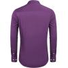 imageCOOFANDY Mens Casual Button Down Shirts Long Sleeve Untucked Shirts for Men Stretch Dress ShirtDark Purple