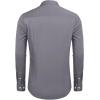 imageCOOFANDY Mens Casual Button Down Shirts Long Sleeve Untucked Shirts for Men Stretch Dress ShirtGrey