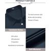imageCOOFANDY Mens Casual Button Down Shirts Long Sleeve Untucked Shirts for Men Stretch Dress ShirtNavy Blue
