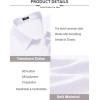 imageCOOFANDY Mens Casual Button Down Shirts Long Sleeve Untucked Shirts for Men Stretch Dress ShirtWhite