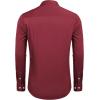 imageCOOFANDY Mens Casual Button Down Shirts Long Sleeve Untucked Shirts for Men Stretch Dress ShirtWine Red