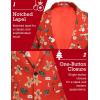 imageCOOFANDY Mens Halloween Blazer Jacket One Button Christmas Sport Coat Halloween Party Holiday JacketChristmas Blazer  Gingerbread Man