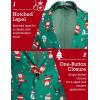 imageCOOFANDY Mens Halloween Blazer Jacket One Button Christmas Sport Coat Halloween Party Holiday JacketChristmas Blazer  Skating Santa Claus