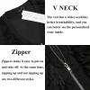 imageCOOFANDY Mens Western Cowboy Vest Casual Fringe Hippie Costume V Neck Zipper Suede Leather WaistcoatBlack
