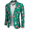 Christmas Blazer - Skating Santa Claus