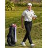 imageCOOFANDY Men Golf Stretch Pant Casual Slim Fit Pant Lightweight Sweatpants with PocketBlack