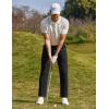 imageCOOFANDY Men Golf Stretch Pant Casual Slim Fit Pant Lightweight Sweatpants with PocketBlack