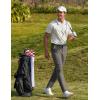 imageCOOFANDY Men Golf Stretch Pant Casual Slim Fit Pant Lightweight Sweatpants with PocketDark Grey