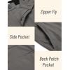 imageCOOFANDY Men Golf Stretch Pant Casual Slim Fit Pant Lightweight Sweatpants with PocketDark Grey
