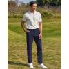 imageCOOFANDY Men Golf Stretch Pant Casual Slim Fit Pant Lightweight Sweatpants with PocketNavy Blue