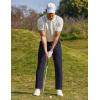 imageCOOFANDY Men Golf Stretch Pant Casual Slim Fit Pant Lightweight Sweatpants with PocketNavy Blue
