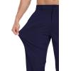 imageCOOFANDY Men Golf Stretch Pant Casual Slim Fit Pant Lightweight Sweatpants with PocketNavy Blue