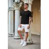 imageCOOFANDY Mens 3 Pack Henley Shirts Short Sleeve Casual Basic Tees Classic Henley Summer Solid T Shirts with Pocket1 Pack Black