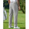 imageCOOFANDY Mens Casual Dress Work Pants Quick Dry Golf Fashion Pants with Pockets 36W32L Light Grey