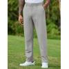 imageCOOFANDY Mens Casual Dress Work Pants Quick Dry Golf Fashion Pants with Pockets 36W32L Light Grey