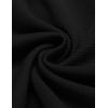 imageCOOFANDY Mens Casual Shorts Waffle Elastic Waist Drawstring Shorts Lightweight Summer Beach ShortsBlack