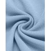 imageCOOFANDY Mens Casual Shorts Waffle Elastic Waist Drawstring Shorts Lightweight Summer Beach ShortsLight Blue