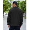 imageCOOFANDY Mens Cotton Denim Jacket Lightweight Trucker Western Jackets Casual Fashion Jean CoatAblack