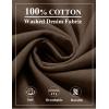 imageCOOFANDY Mens Cotton Denim Jacket Lightweight Trucker Western Jackets Casual Fashion Jean CoatBrown