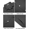 imageCOOFANDY Mens Cotton Denim Jacket Lightweight Trucker Western Jackets Casual Fashion Jean CoatDark Grey