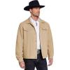 imageCOOFANDY Mens Cotton Denim Jacket Lightweight Trucker Western Jackets Casual Fashion Jean CoatKhaki