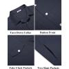 imageCOOFANDY Mens Cotton Denim Jacket Lightweight Trucker Western Jackets Casual Fashion Jean CoatNavy Blue