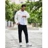imageCOOFANDY Mens Cotton Denim Jacket Lightweight Trucker Western Jackets Casual Fashion Jean CoatWhite