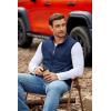 imageCOOFANDY Mens Polar Fleece Vest Lightweight Sleeveless Jacket Warm Zip up Outerwear Vests with Zipper Pockets for HikingNavy