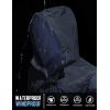 imageCOOFANDY Mens Rain Jacket Waterproof With Hood Lightweight Packable Shell Raincoat Windbreaker For Cycling Golf TravelNavy Blue