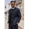 imageCOOFANDY Mens Crewneck Sweater Casual Lightweight Knitted Pullover Sweater with PocketBlack