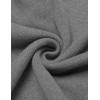 imageCOOFANDY Mens Shawl Collar Pullover Sweater Relaxed Fit Casual Cotton Cable Knit Sweaters with PocketsGrey
