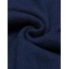 imageCOOFANDY Mens Shawl Collar Sweaters VNeck Relaxed Fit Cable Pullovers01navy Blue