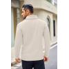 imageCOOFANDY Mens Shawl Collar Sweaters VNeck Relaxed Fit Cable PulloversApricot