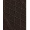 imageCOOFANDY Mens Shawl Collar Sweaters VNeck Relaxed Fit Cable PulloversBrown