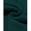 imageCOOFANDY Mens Shawl Collar Sweaters VNeck Relaxed Fit Cable PulloversDark Green