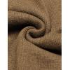 imageCOOFANDY Mens Shawl Collar Sweaters VNeck Relaxed Fit Cable PulloversKhaki